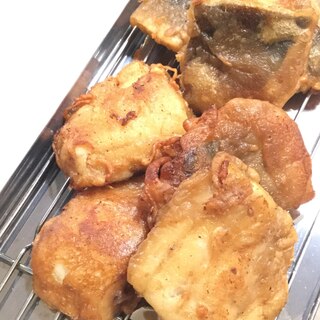 焼肉のタレで！　ほっけの唐揚げ